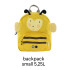 Mochila Trixie 5,25L Infantil de Animales Bebé 21x25cm Diseño Abeja Amarilla