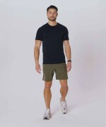 Polo Manga Corta Fit The Training Day Tee Hombre Black