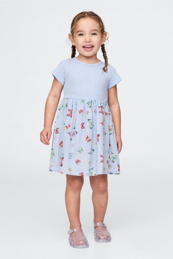 Vestido Toddler Niña Bicoastal Blue