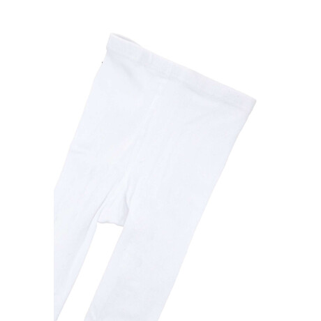 Cancan kids de algodón liso Blanco