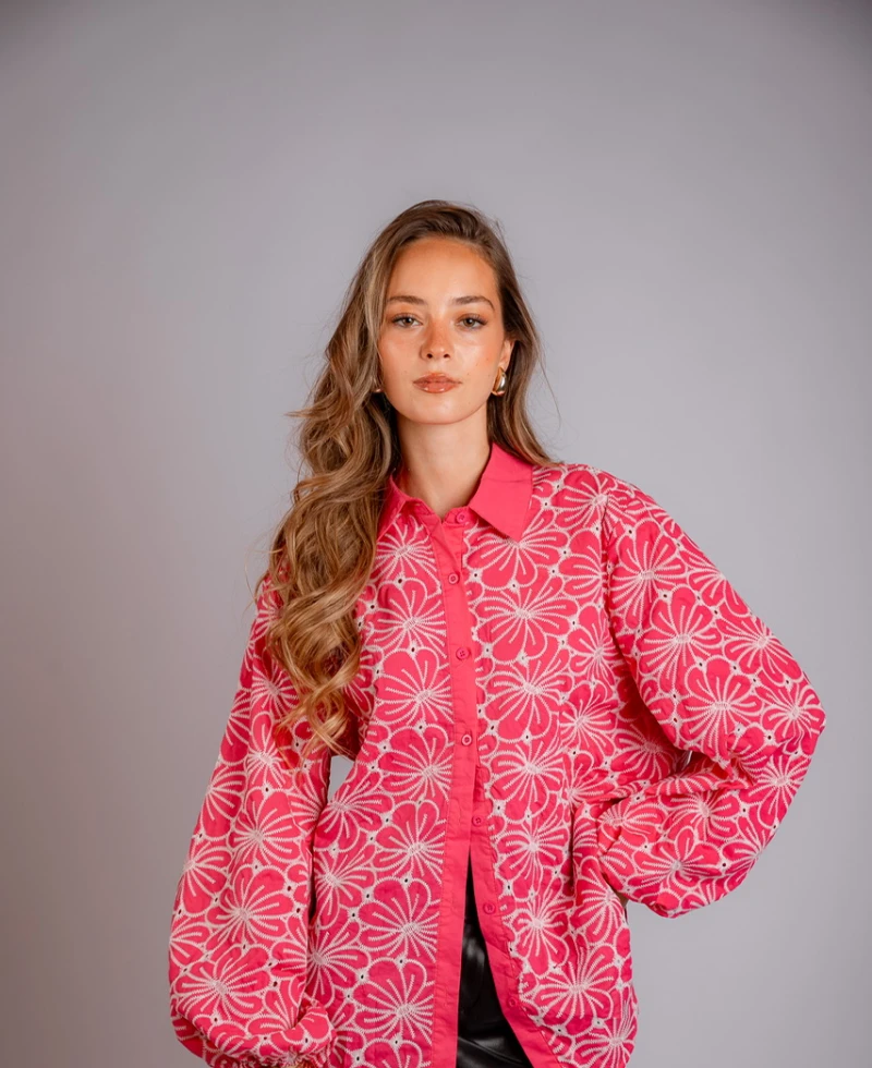 Camisa Francia fucsia