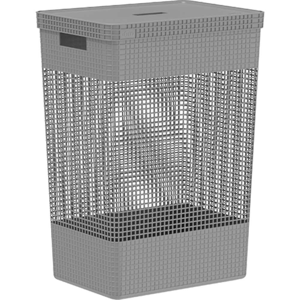 Organizador Alto l Tapa Plástico Gris