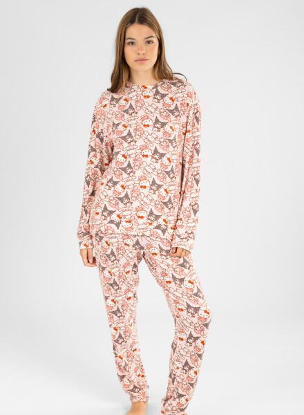Pijama hello kitty aop hacci Rosado