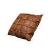 Almohadón Cuero - 48x48cm - Fio Marrón