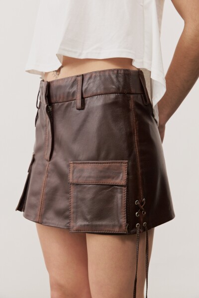 Falda Lelac MARRON