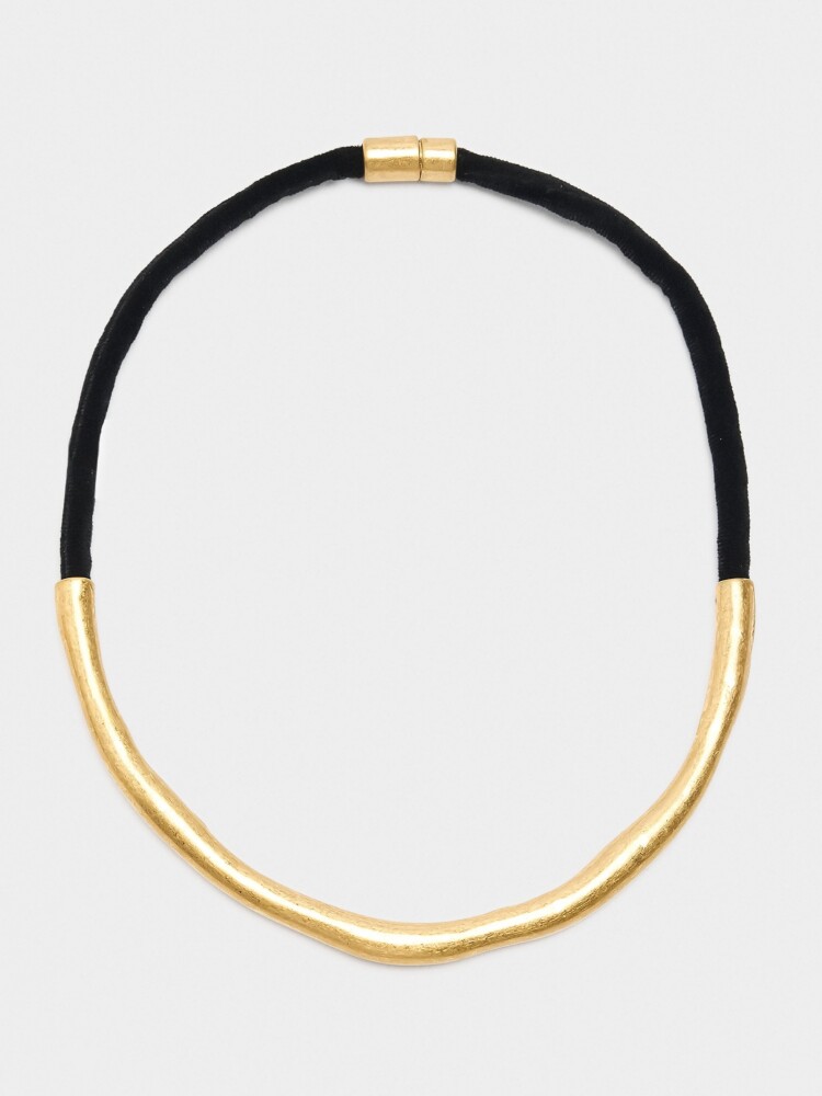 Collar Bicolor Con Mitad Rígida negro