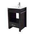 MUEBLE DE BAÑO EMV172N NEGRO CON BACHA DE LOZA Mueble De Baño Emv172n Negro Con Bacha De Loza