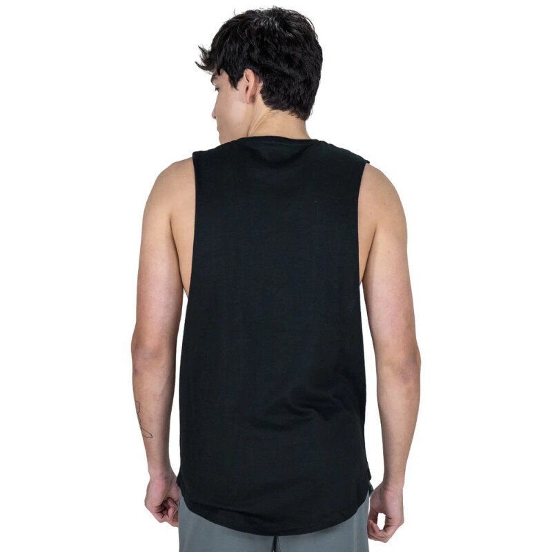 TANK MEN COTT/POLY EVERLAST LEGACY BK M6 XL BK