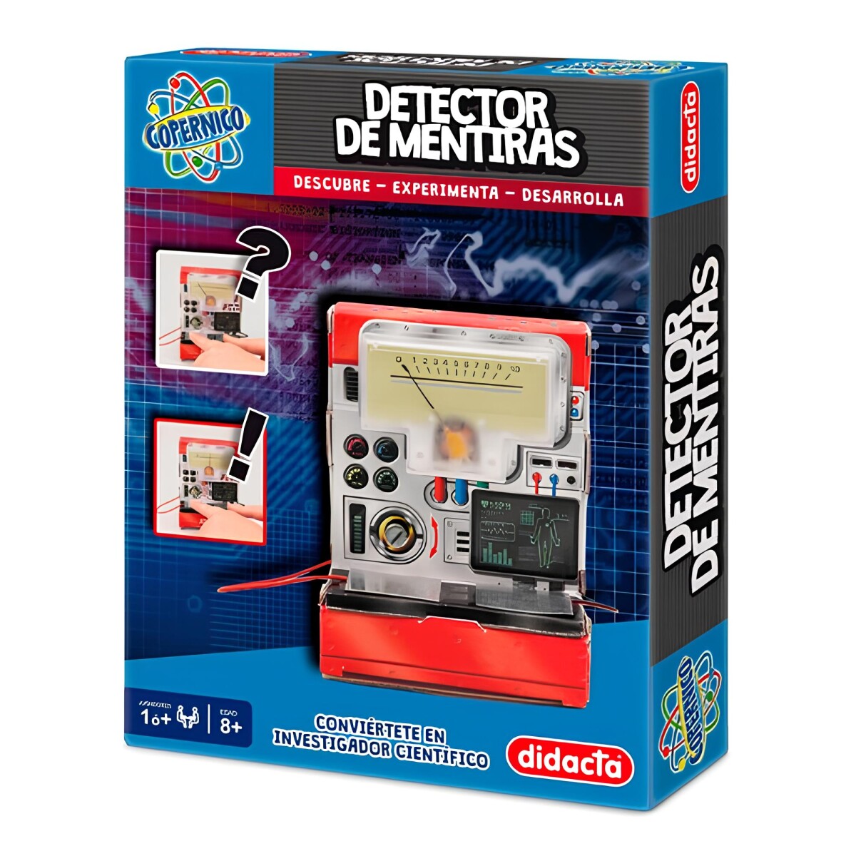 Juego de experimentos Didacta Detector de Mentiras 