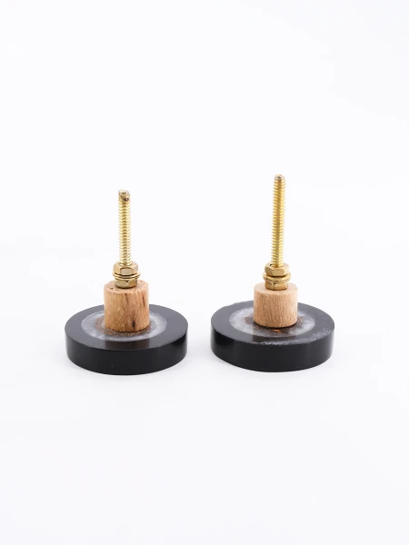 TIRADOR PARA MUEBLES ARJUN SET X2 NEGRO