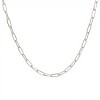 Cadena Force eslabón largo-Plata 925-Sin Piedra-CD3065 sinpiedra