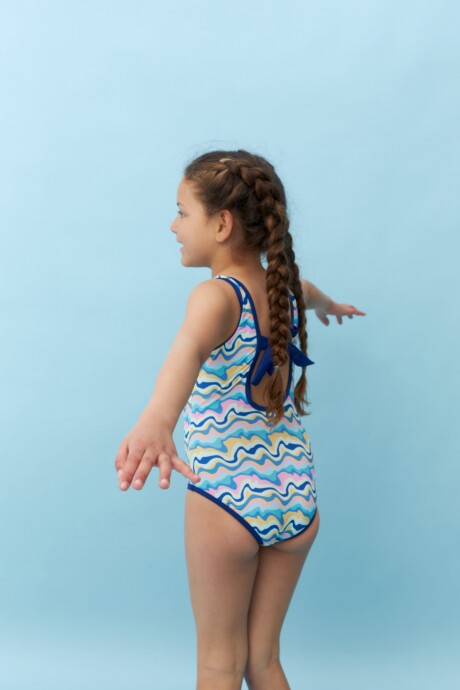 Traje de baño Wila Azul