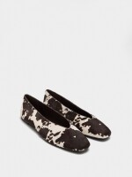 Bailarinas De Piel Estampado Animal multicolor