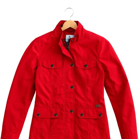 Campera Impermeable bagual Roja