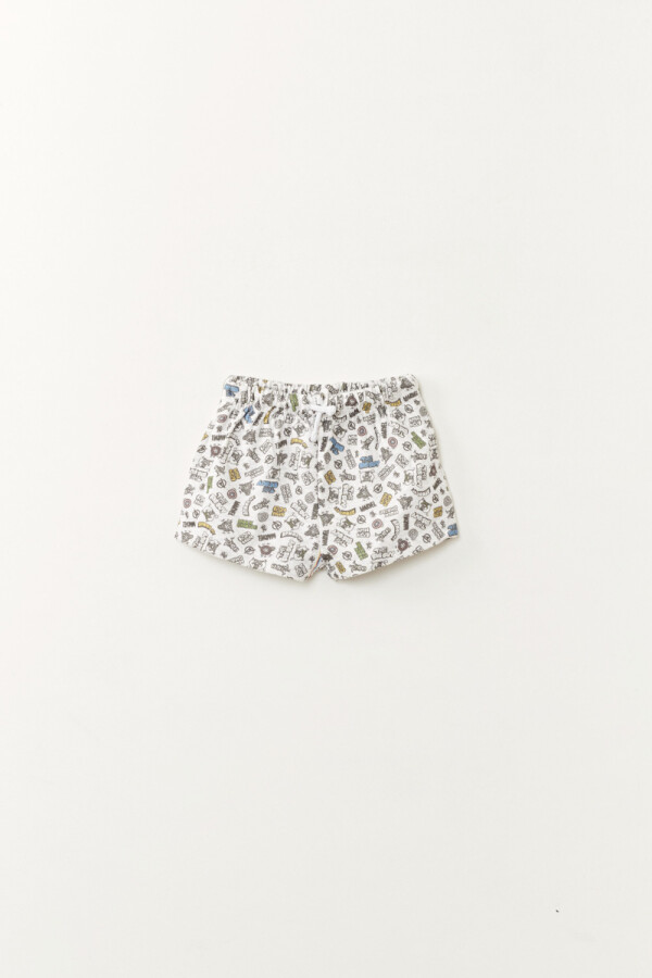 Short Marvel Gris Claro Melange