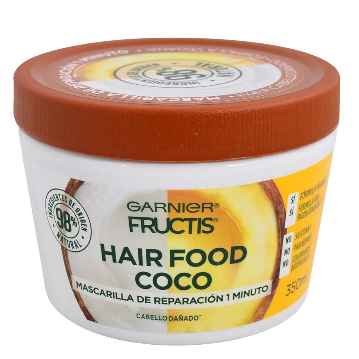 Tratamiento Fructis Hair Food Coconut 350 Ml. 