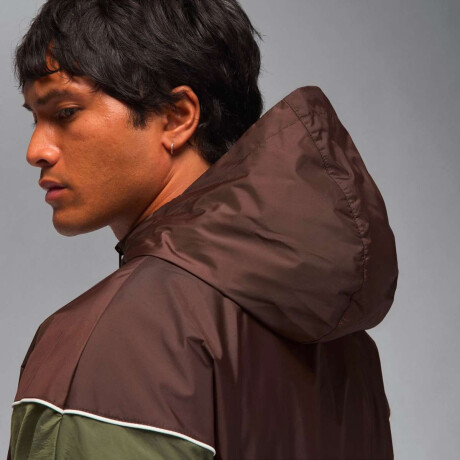 Abrigo Jordan Brooklyn Hooded Draft de Hombre chocolate