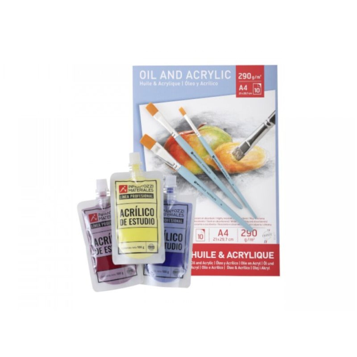 Kit arte Acrílico de Estudio 