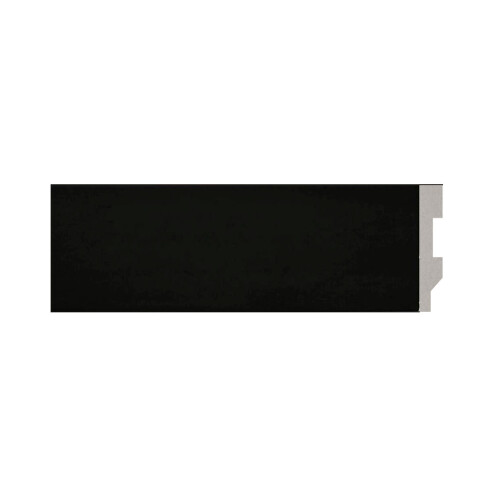 Zocalo Recto Negro De Pvc Espuma Alta Densidad 15X7X270Cms GAMAS DE NEGRO