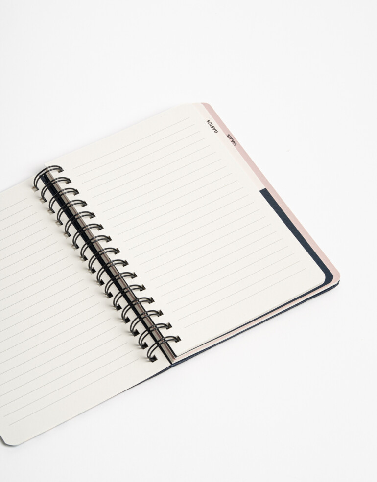 Agendas y Calendarios Planner Semanal De Tapa Dura Con Elástico - Combinacion Bicolor
