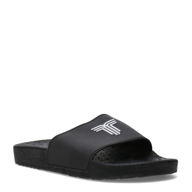 Sandalias Unisex Tiffosi Boots Slide Negro - Blanco