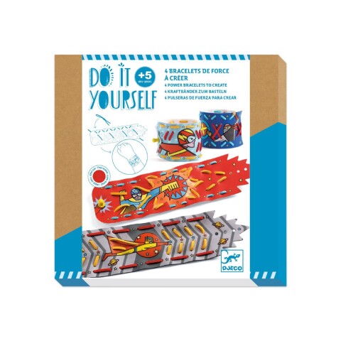 Set para hacer pulseras Do it yourself Djeco 5+ - Super Héroes Set Para Hacer Pulseras Do It Yourself Djeco 5+ - Super Héroes