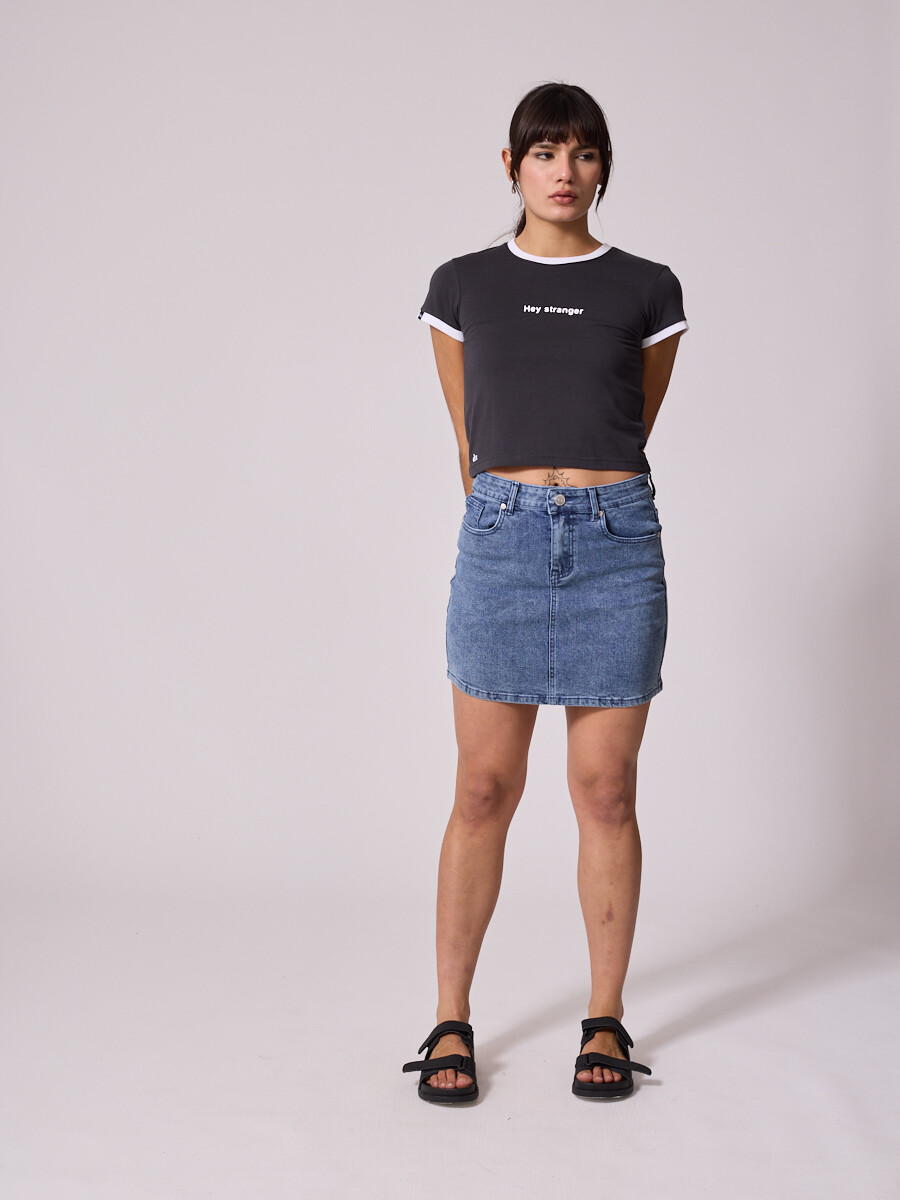 T-SHIRT CATIN DIXIE Gris Oscuro