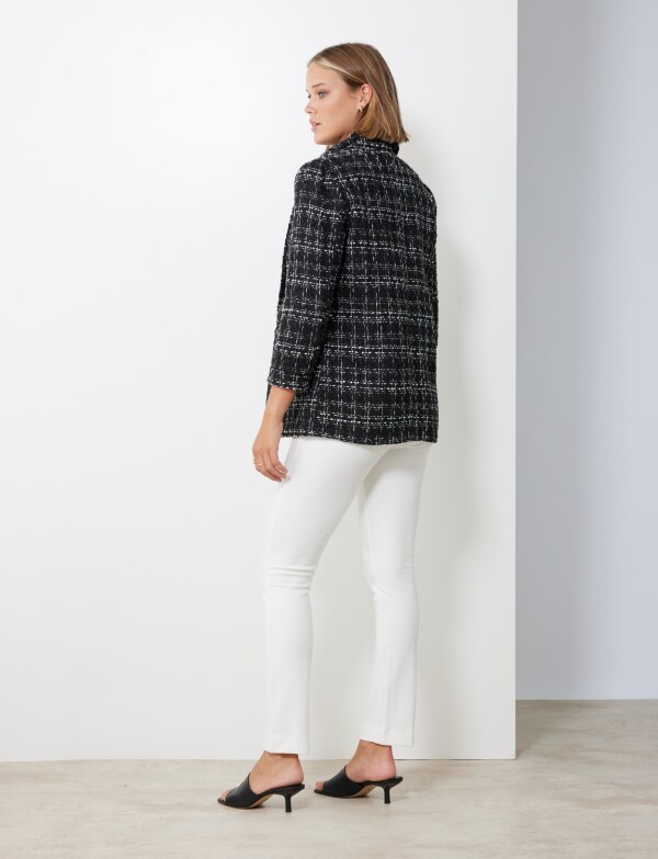 Blazer Tweed NEGRO/BLANCO