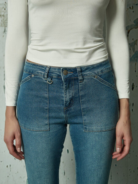 JEAN POCKET AZUL
