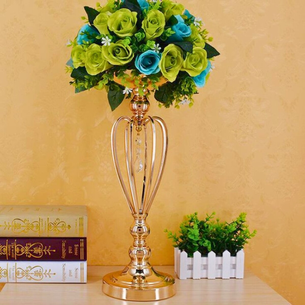 Decoracion para Flores de 46CM Dorado 