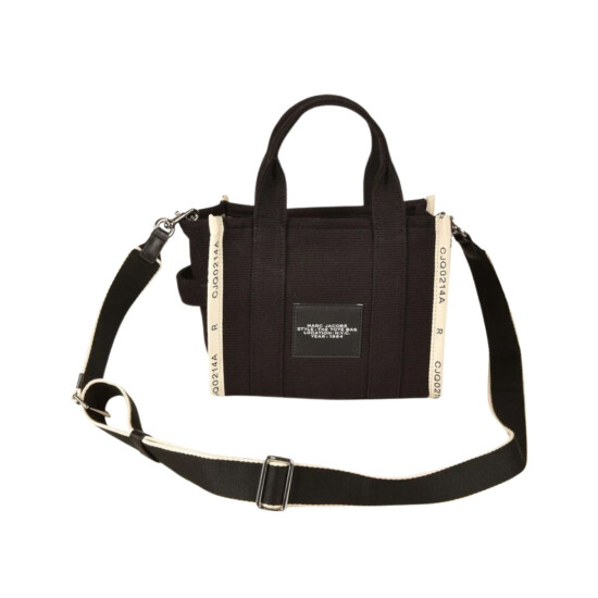 Marc Jacobs- Bolso tejido en jacquard , The small Tote Negro