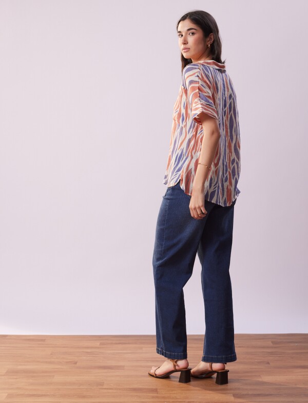 Blusa Brillos MULTI/ROJO