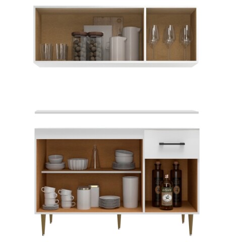 Kit de Cocina o Lavadero Bajo Mesada con Tapa y Mueble Aéreo Kit de Cocina o Lavadero Bajo Mesada con Tapa y Mueble Aéreo