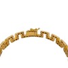Brazalete Pulsera Labrada-Oro 10K Macizo -Sin Piedra-BR8002 Sinpiedra