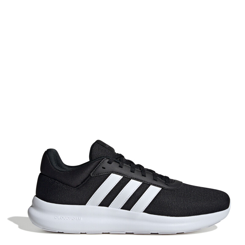Championes de Hombre Adidas Lite Racer 4.0 Negro - Blanco