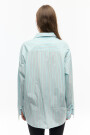 CAMISA RAYAS DEVON Celeste