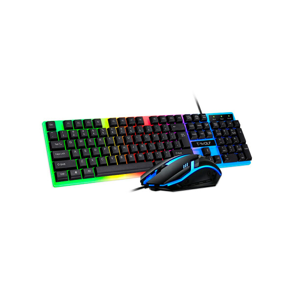 Combo teclado y mouse con retroiluminación rgb Combo Teclado Y Mouse Con Retroiluminación Rgb
