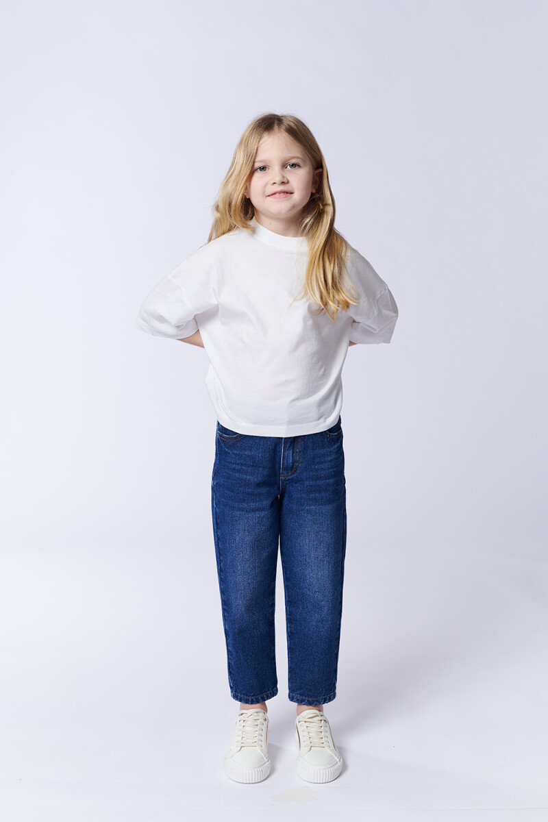 Pantalón Jean Slouchy - Azul medio 