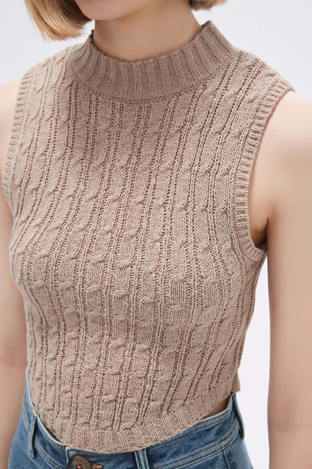 Chaleco Rozet Beige
