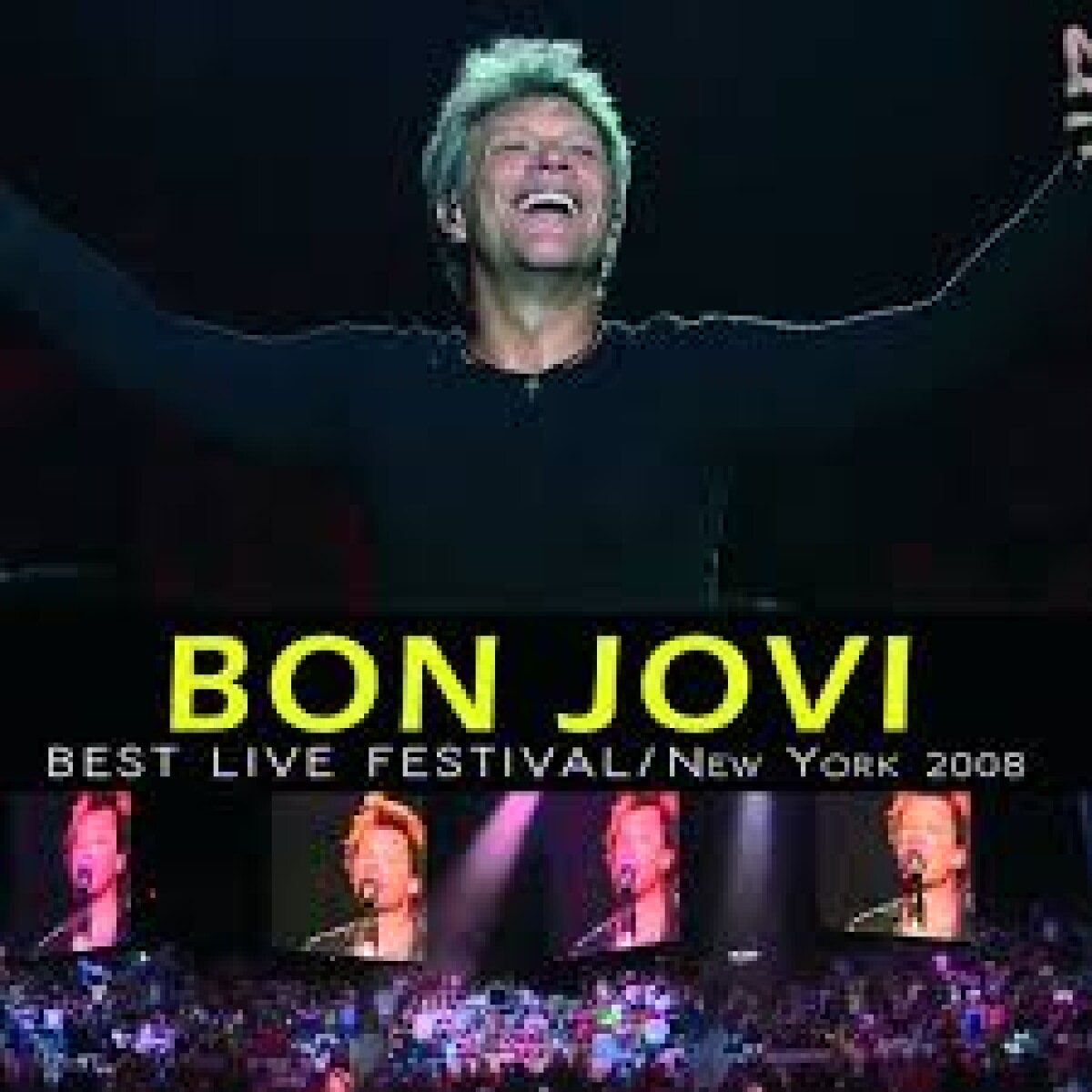 (l) Bon Jovi-best Live Festival New York 2008 - Vinilo 