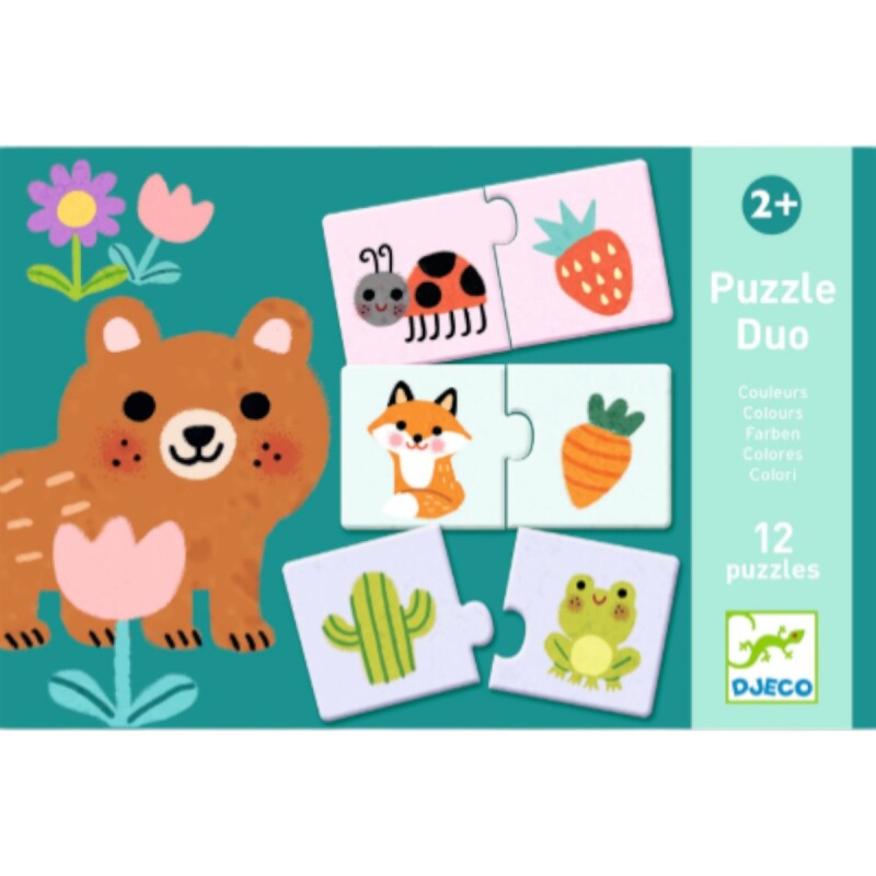 Puzzle Dúo Colores Djeco Puzzle Dúo Colores Djeco