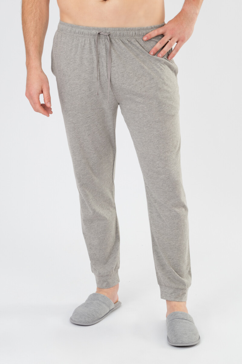 Pantalon moc Gris claro