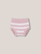 Pantalon De Punto De Rayas Rosado
