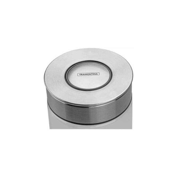 FRASCO DE VIDRIO CON TAPA ACERO 1,4 LITROS TRAMONTINA FRASCO DE VIDRIO CON TAPA ACERO 1,4 LITROS TRAMONTINA