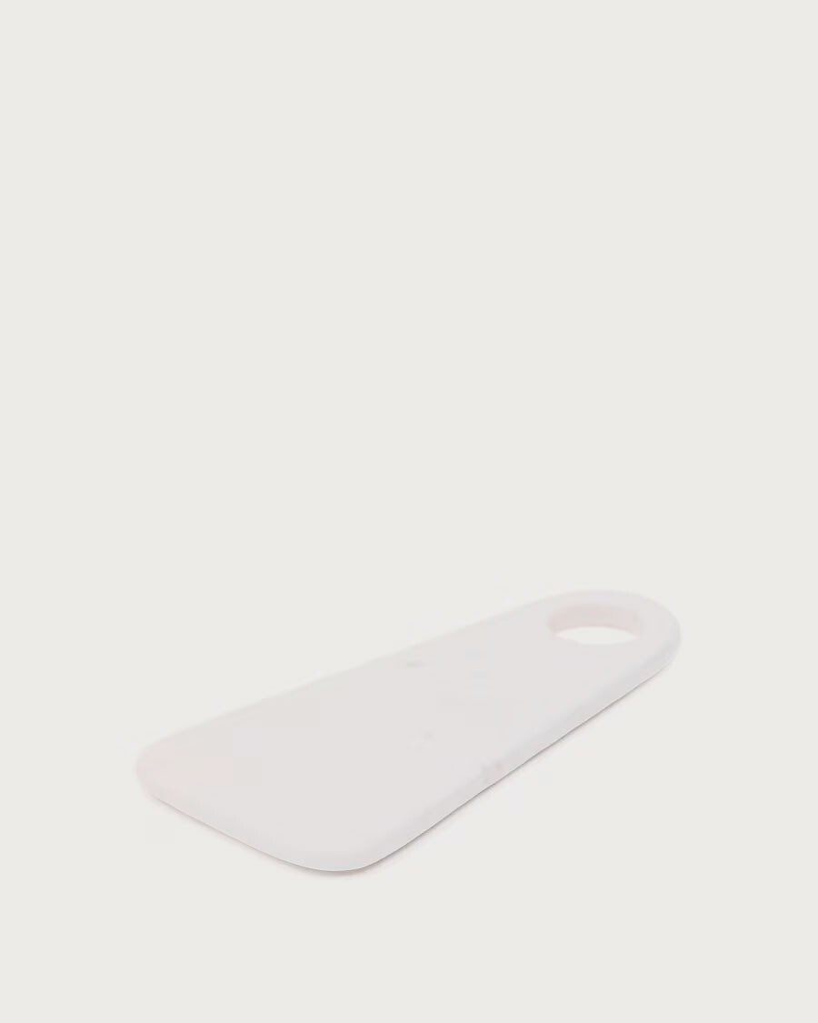 Tabla de servir Zera de mármol blanco Tabla de servir Zera de mármol blanco