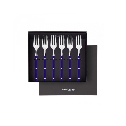 BUGATTI ALLEGRA 6PZ TENEDOR POSTRE GIFT BOX BLUEBERRY BUGATTI ALLEGRA 6PZ TENEDOR POSTRE GIFT BOX BLUEBERRY