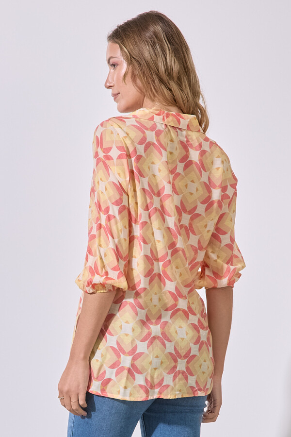 Camisa Sunset ANARANJADO/MULTI