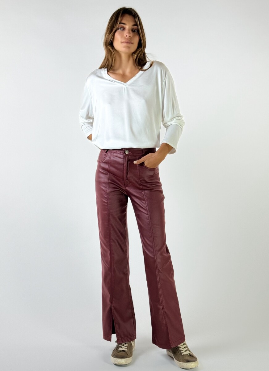 PANTALON AMARANTO - BORDEAUX 