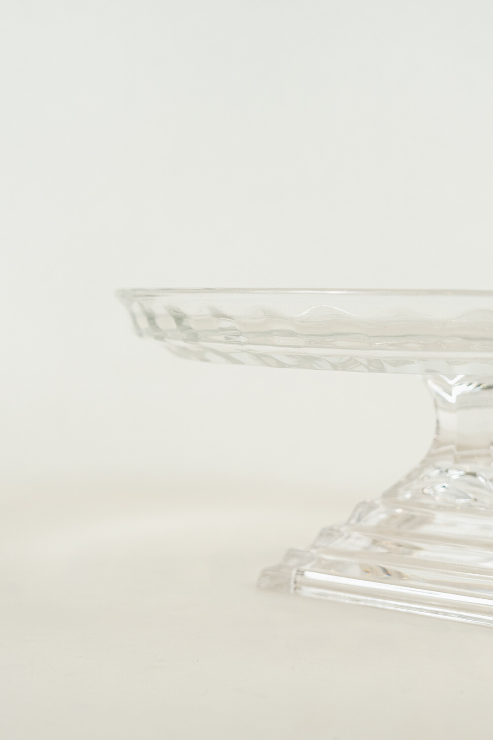 Plato Torta Soporte Alto Color Unico