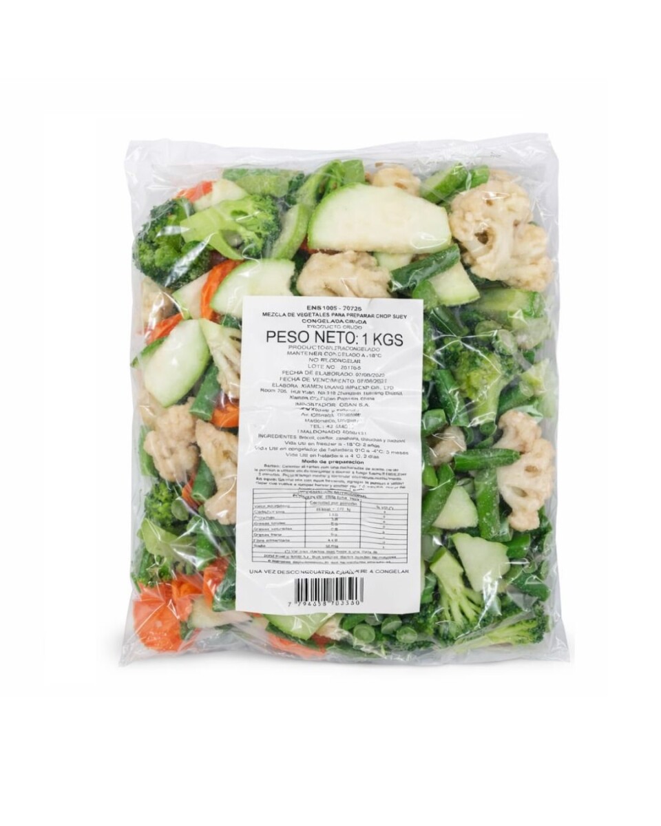 Mezcla para chop suey 1 kg 